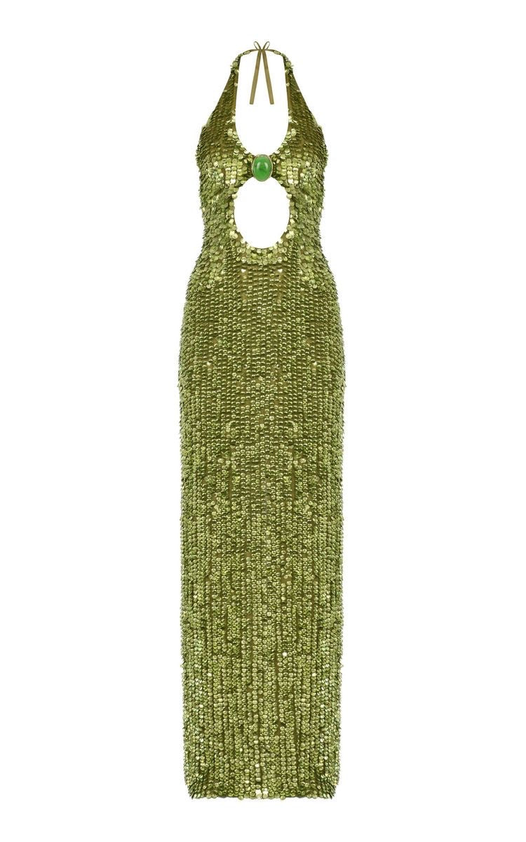 Sequined Maxi Dress