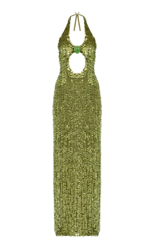 Sequined Maxi Dress